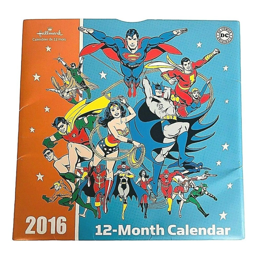 New‎ 2016 DC Comics Originals Wall Calendar Square